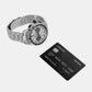 Coutura Men Quartz White Dial Chronograph Stainless Steel Watch SSB433P9