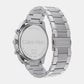 Impact Men Quartz Silver Dial Chronograph Stainless Steel Watch 25200356