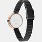Minimalistic T Bar Women Quartz Black Dial Analog Mesh Watch 25200084