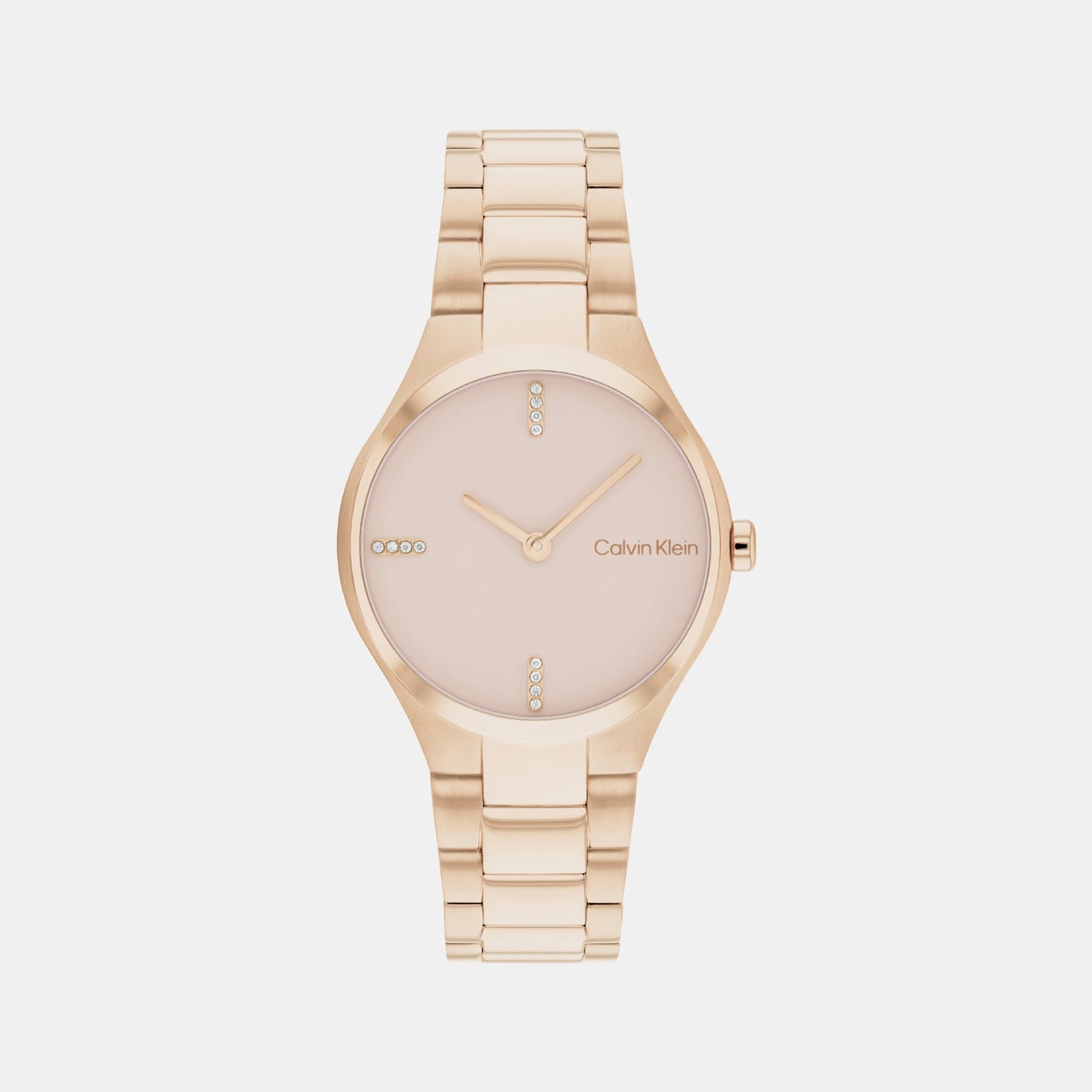 Admire Women Quartz Rose Gold Dial Analog Stainless Steel Watch 25200334