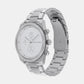 Impact Men Quartz Silver Dial Chronograph Stainless Steel Watch 25200356