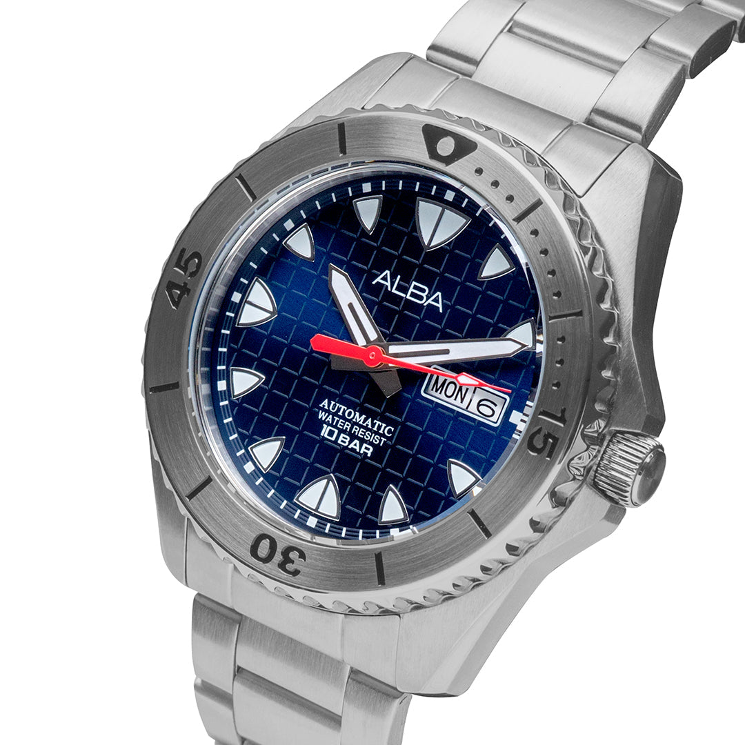 AL4579X1 Blue Patterned Dial Automatic Watch