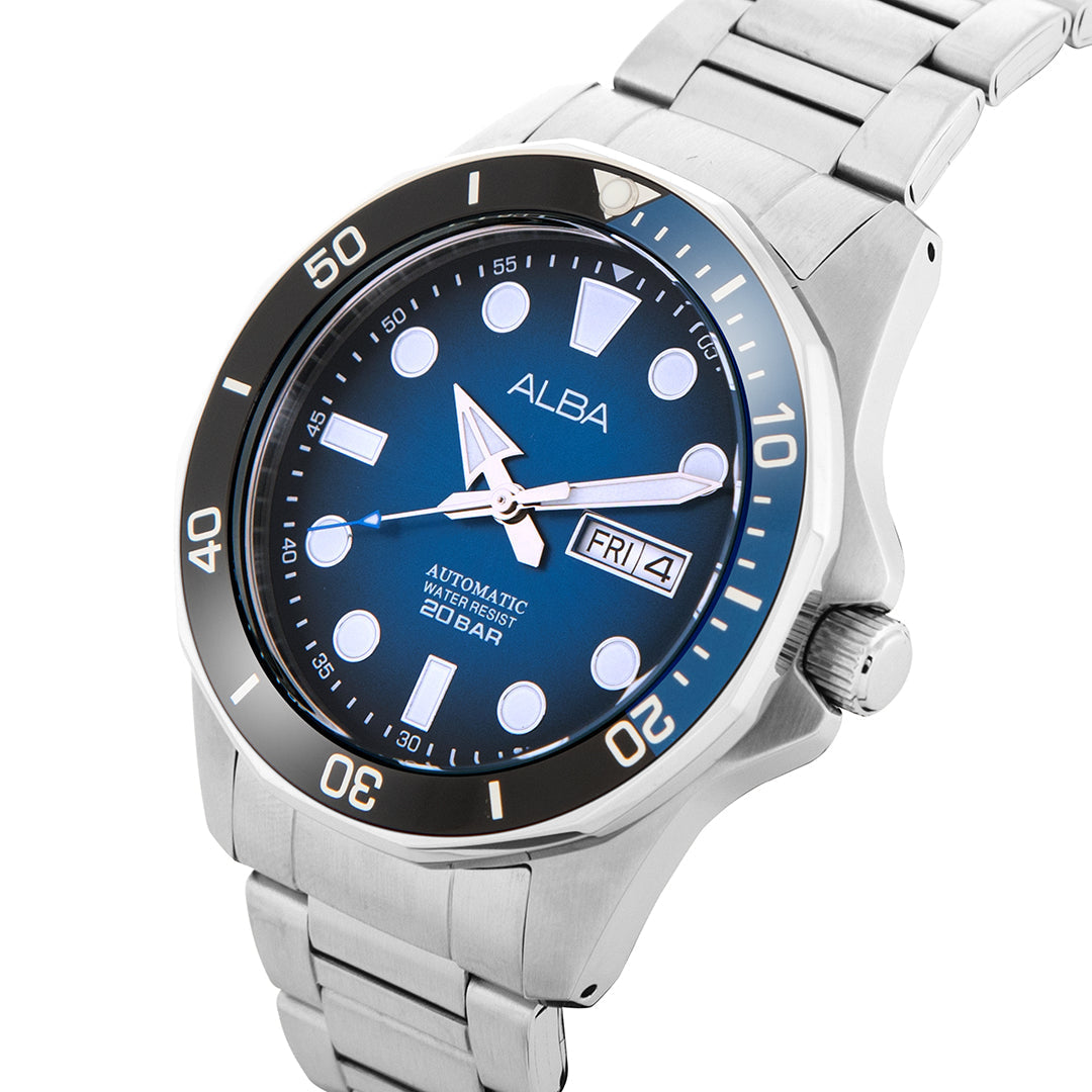 AL4543X1 Blue-Black Gradation Dial Automatic Watch