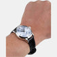 Presage Men Automatic Blue Dial Analog Leather Watch SSA343J1