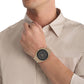 Impact Men Quartz Grey Dial Chronograph Stainless Steel Watch 25200357