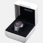 Coutura Men Solar Black Dial Chronograph Stainless Steel Watch SSC743P9