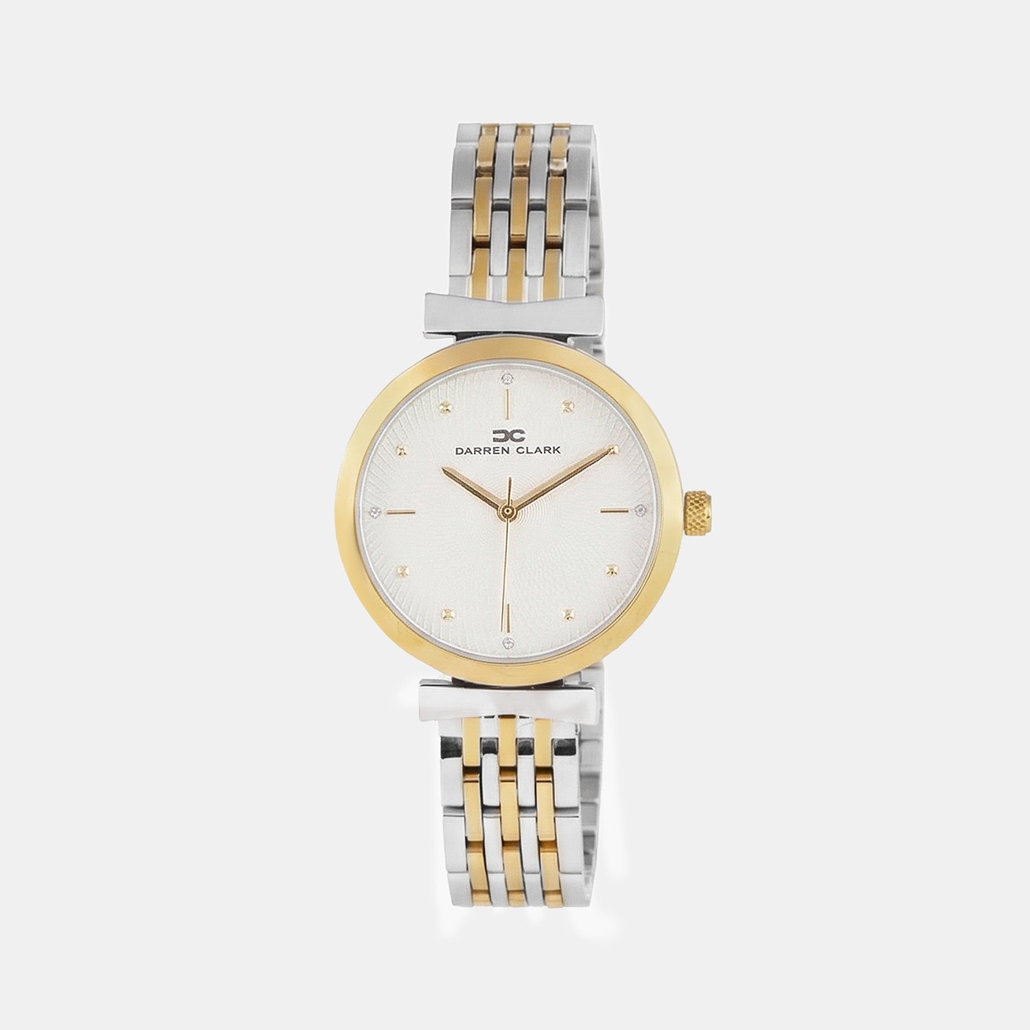 Women Quartz Silver Dial Analog Metal Watch 2013D-M1203