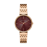 Armani Exchange Analog Red Dial Women's Watch - AX5912