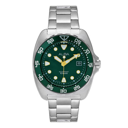 Alba AS9M87X1 Forest Green Luminous Watch
