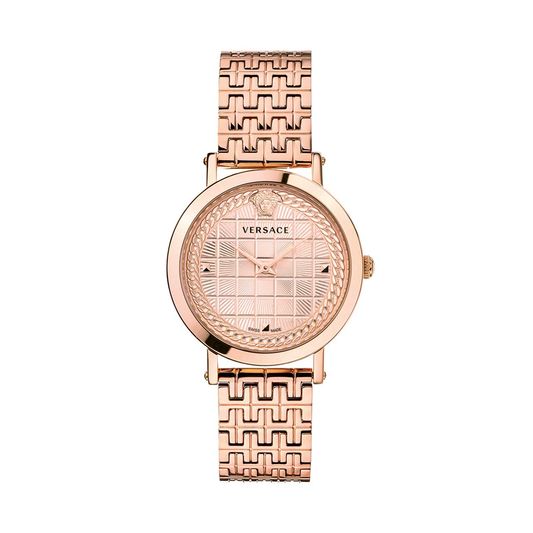 Versace Analog Yellow Dial Women's Watch VELV00720