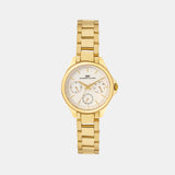 Women Quartz Silver Dial Analog Metal Watch 2012B-M0203