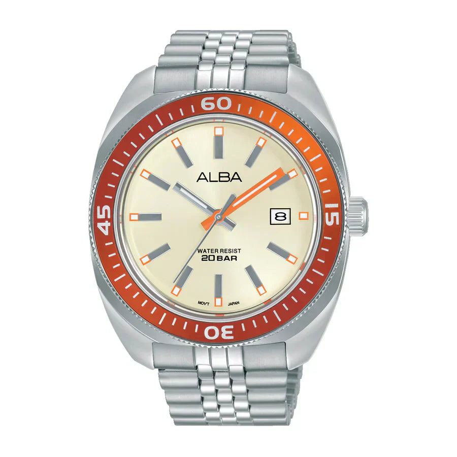 Alba Cream Dial Watch AS9T89X1