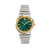 Versace Greca Logo Green Dial Analog Womnes Watch VEVH00720
