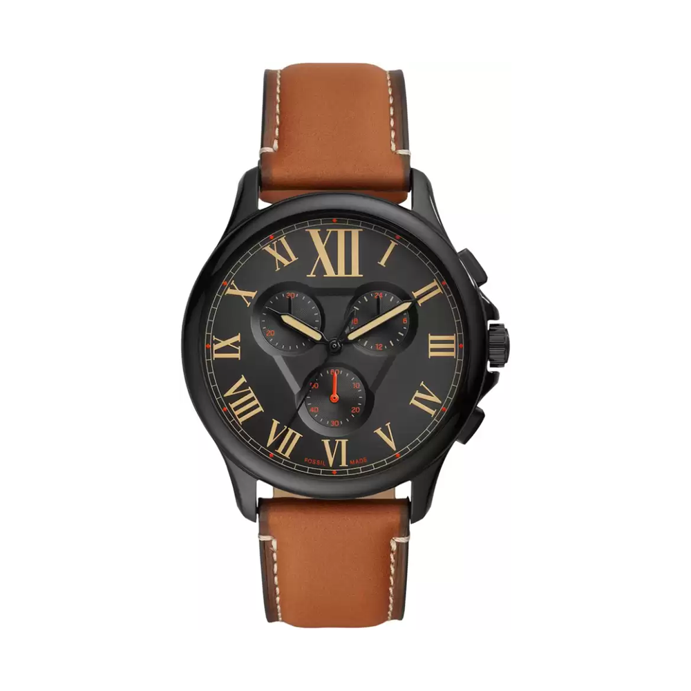 Fossil FS5639 Monty Analog Black Dial Men's Watch
