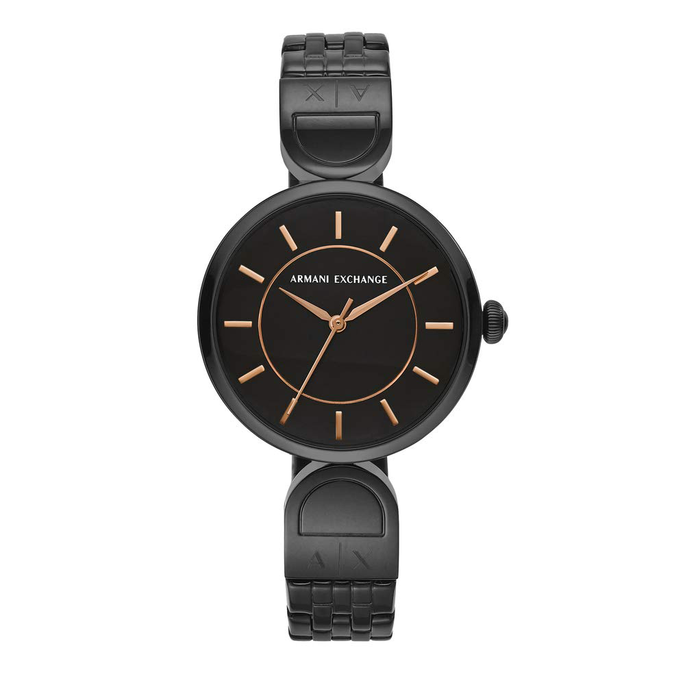 Armani Exchange Brooke Analog Black Dial Women's Watch-AX5380