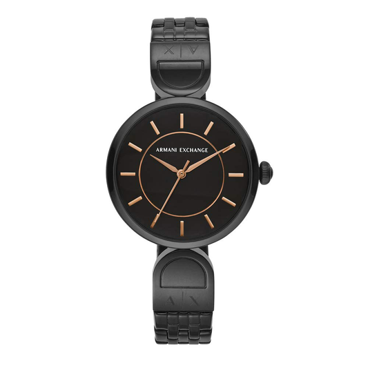 Armani Exchange Brooke Analog Black Dial Women's Watch-AX5380