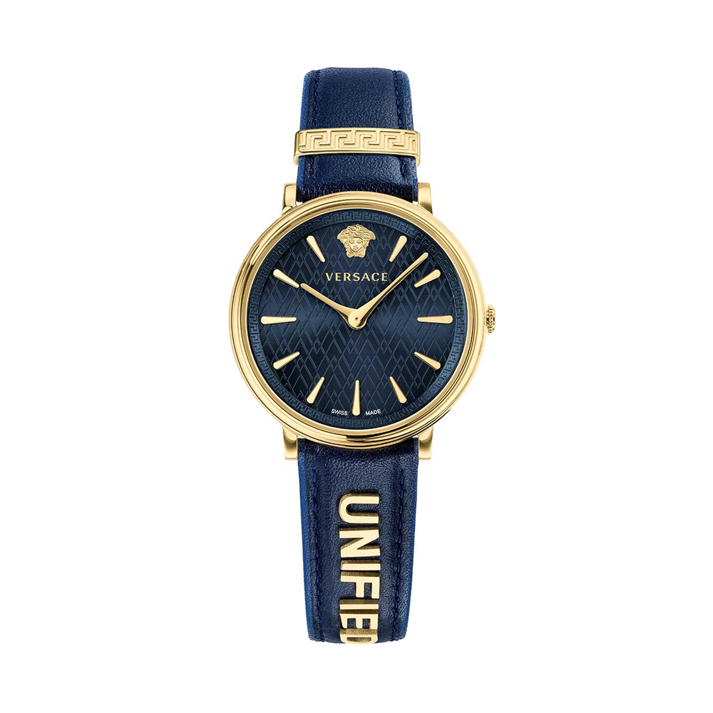 VERSACE VBP030017 V CIRCLE Blue Dial Watch For Women