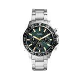 Fossil BQ2492 Bannon Analog Green Dial Men's Watch