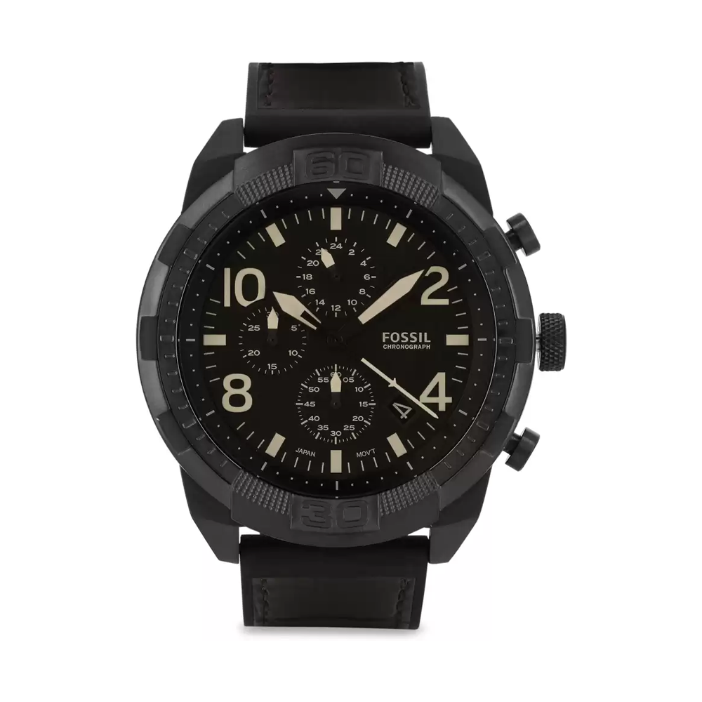 Fossil FS5713 Bronson Analog Black Dial Men's Watch