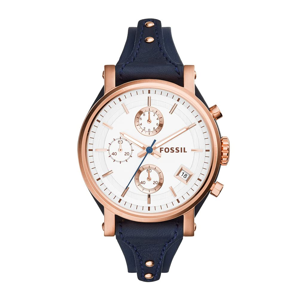 Fossil ES3838 Original Boyfriend Analog Silver Dial Women's Watch