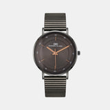 Men Quartz Grey Dial Analog Stainless Steel Watch 1013J-E0816
