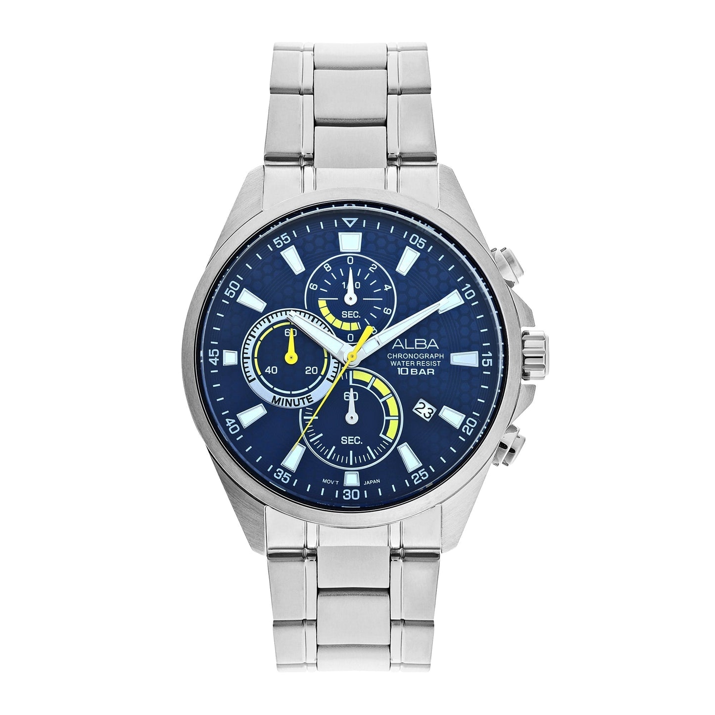 Alba AM3873X1 Navy Blue Dial Chronograph