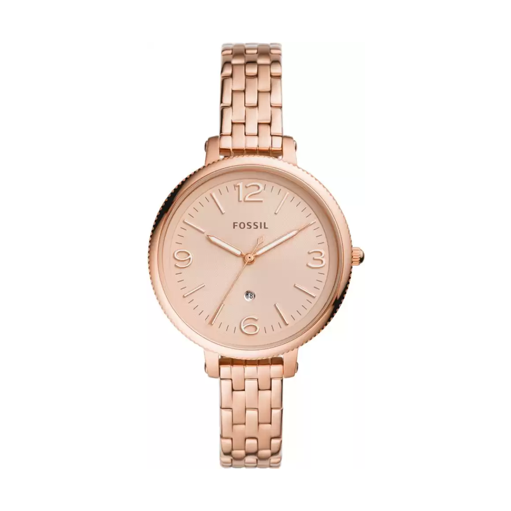 Fossil ES4946 Monroe Analog Rose Gold Dial Women's Watch