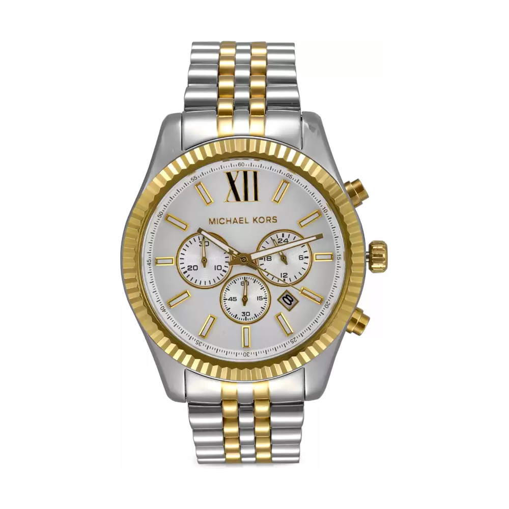 MK8344 Lexington Silver Dial Watch for Men