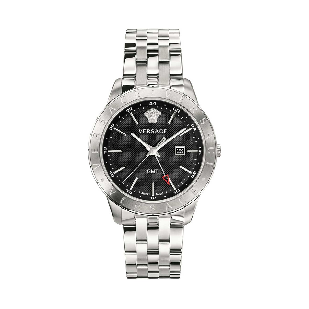 Versace VEBK00418 Univers Analog Black Dial Men Watch