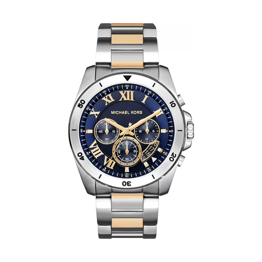 Michael Kors Brecken Chronograph Blue Dial Men's Watch MK8437.