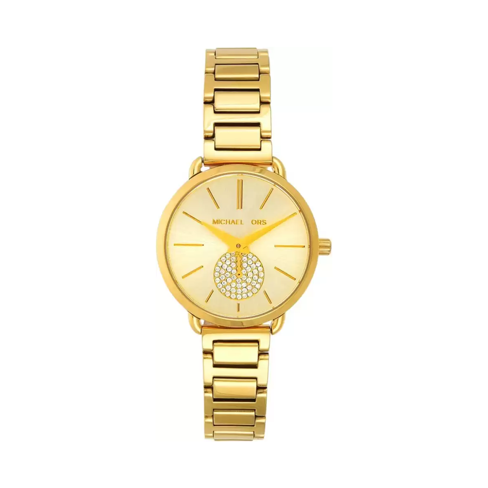 Michael Kors Portia Analog Gold Dial Women's Watch - MK3838