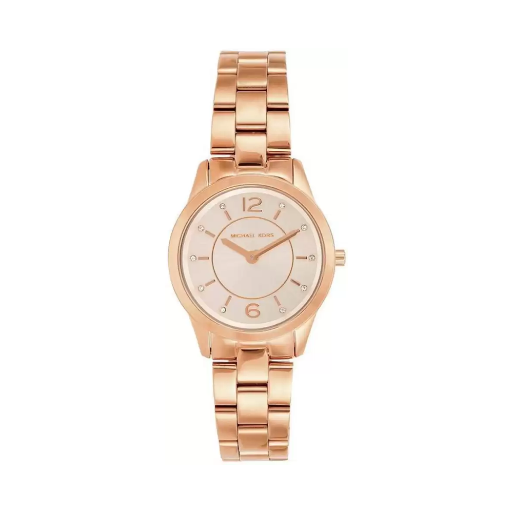Michael Kors Runway Analog Rose Gold Dial Women's Watch - MK6591