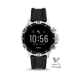 Fossil FTW4041 Gen 5 Garrett HR Silicone Touchscreen Men's Smartwatch