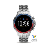 Fossil FTW4040 Gen 5 Garrett HR Stainless Steel Touchscreen Men's Smartwatch