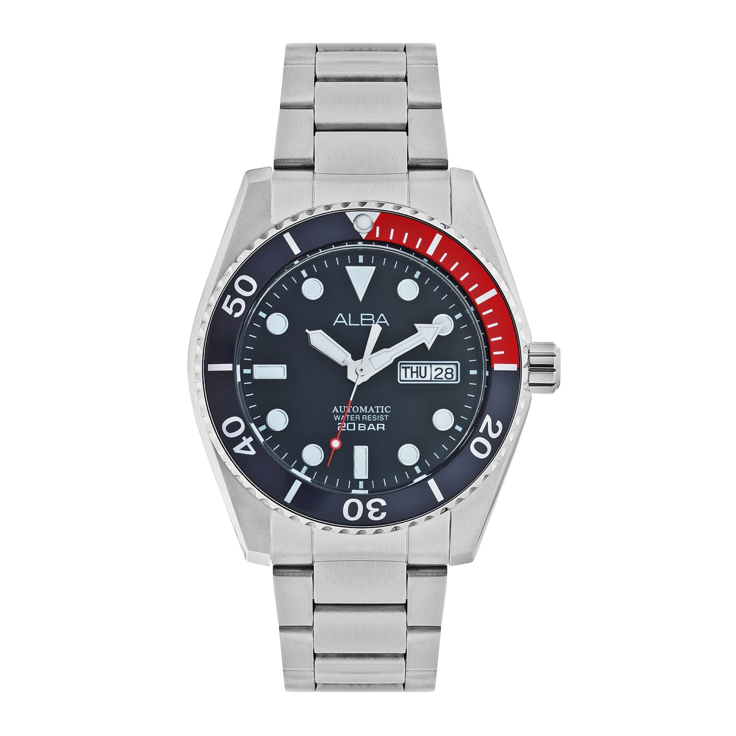 Alba AL4293X1 Black Dial Mechanical