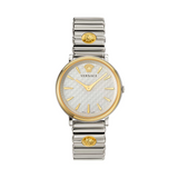 Versace VE8101419 V-Circle Analog White Dial Ladies Watch