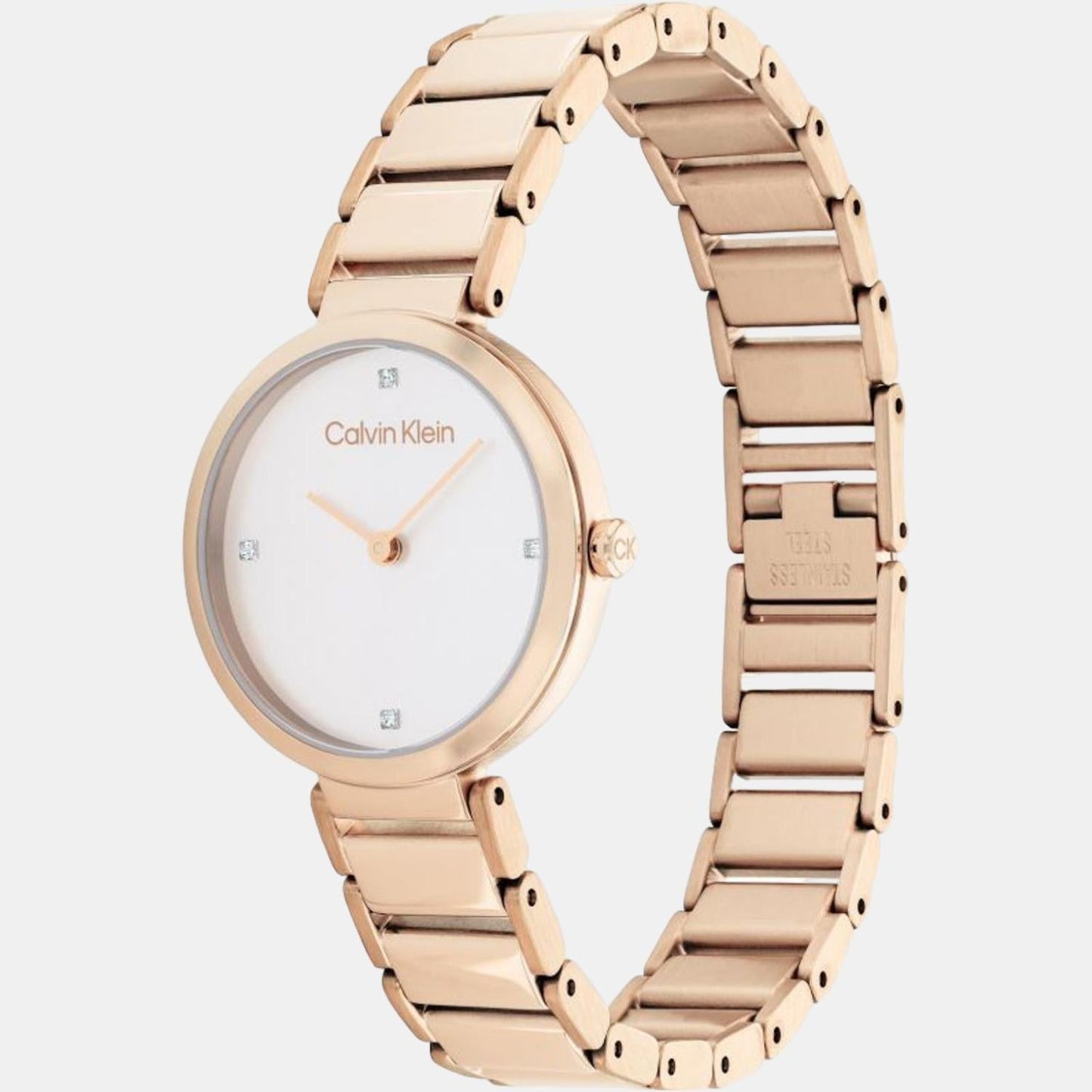 Minimalistic T Bar Women Quartz Grey Dial Analog Stainless Steel Watch 25200140