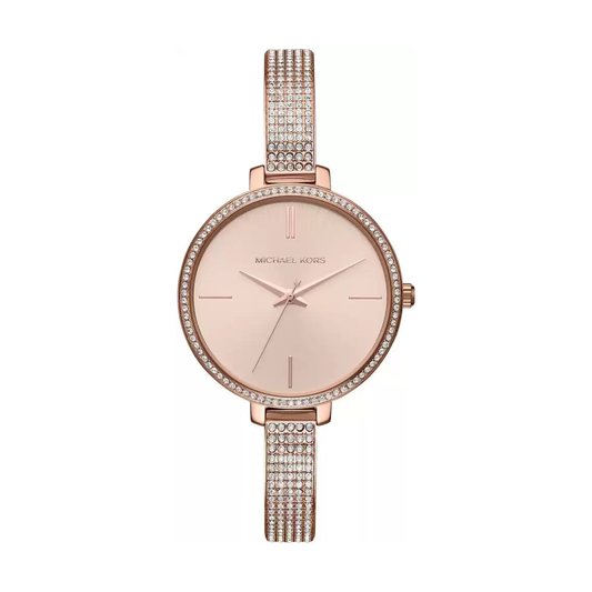 Michael Kors Jaryn Rose Gold Dial Analogue Womens Watch - MK3785