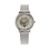 Versace VBQ060017 V Circle Analog Silver Dial Men Watch