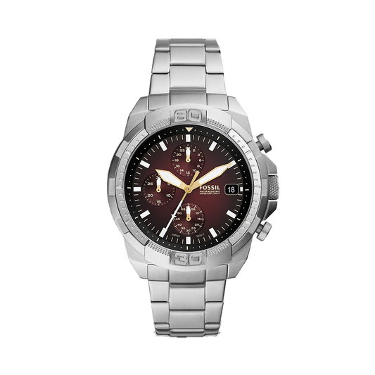 Fossil Bronson Chronograph Stainless Steel Men Watch FS5878