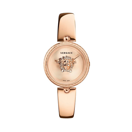 Versace VECQ00718 Palazzo - 34mm Analog Gold Dial Ladies Watch