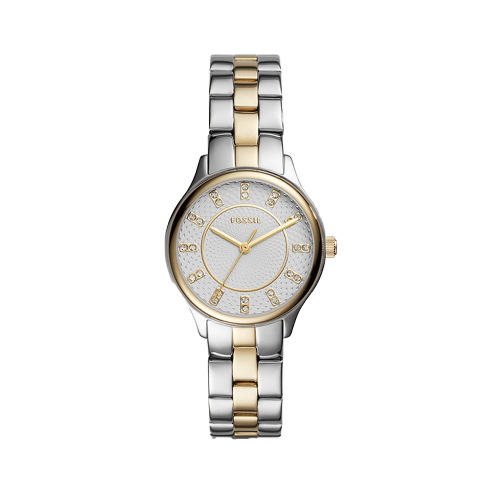 Fossil Bq1574 Modern Sophisticate Three-Hand Two-Tone Stainless Steel Watch
