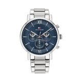 Tommy Hilfiger Mens Navy Blue Stainless Steel Watch - TH1710409