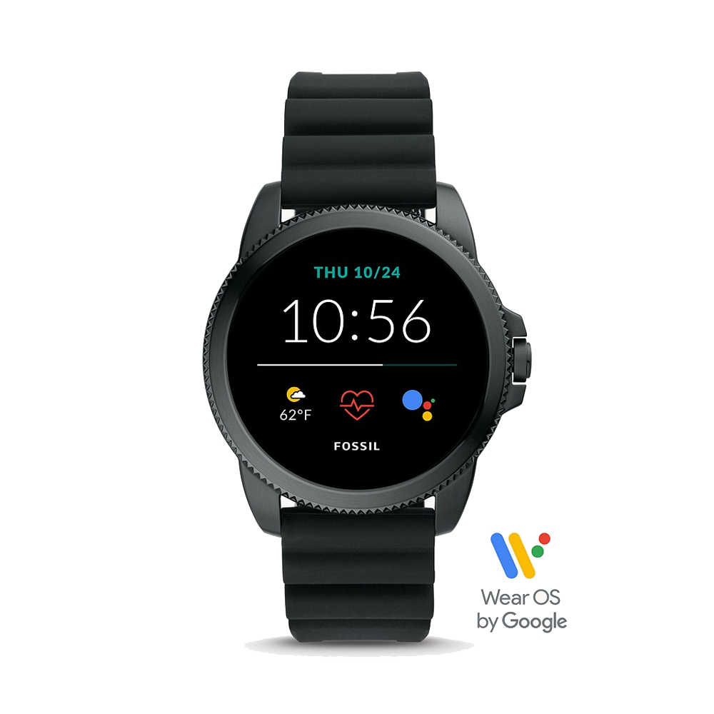 Fossil FTW4047 Gen 5E Men's Smartwatch With Silicone Strap