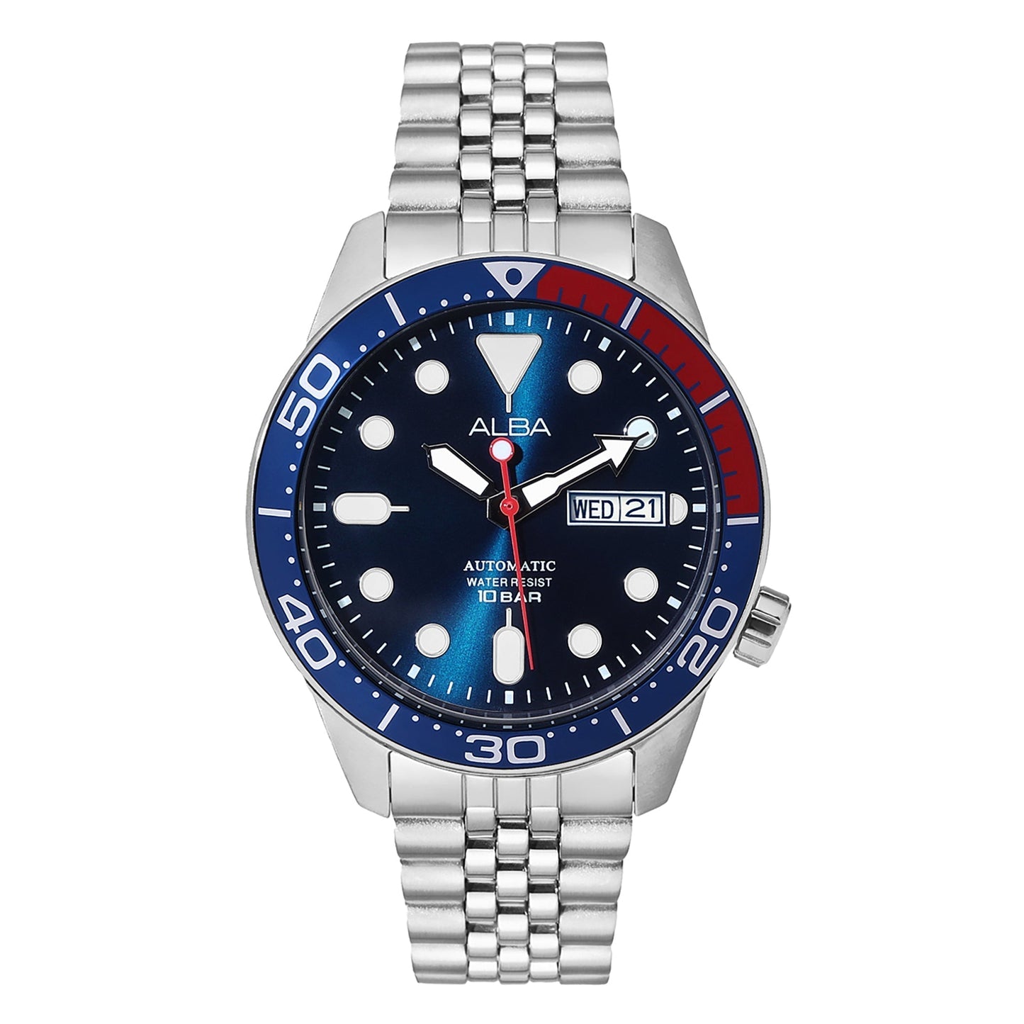 Alba AL4191X1 Dual Tone Bezel Mechanical Watch