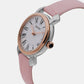 Dress Women Quartz White Dial Analog Leather Watch SUR628P2