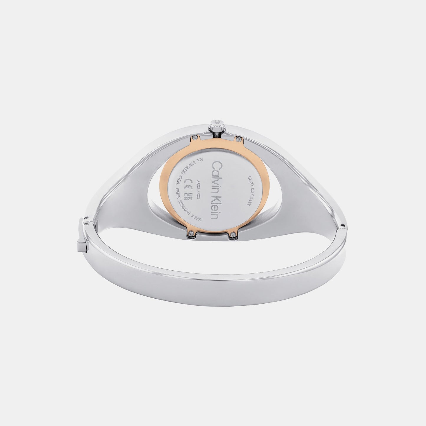 Ck Elation Women Quartz Silver Dial Analog Stainless Steel Watch 25200424