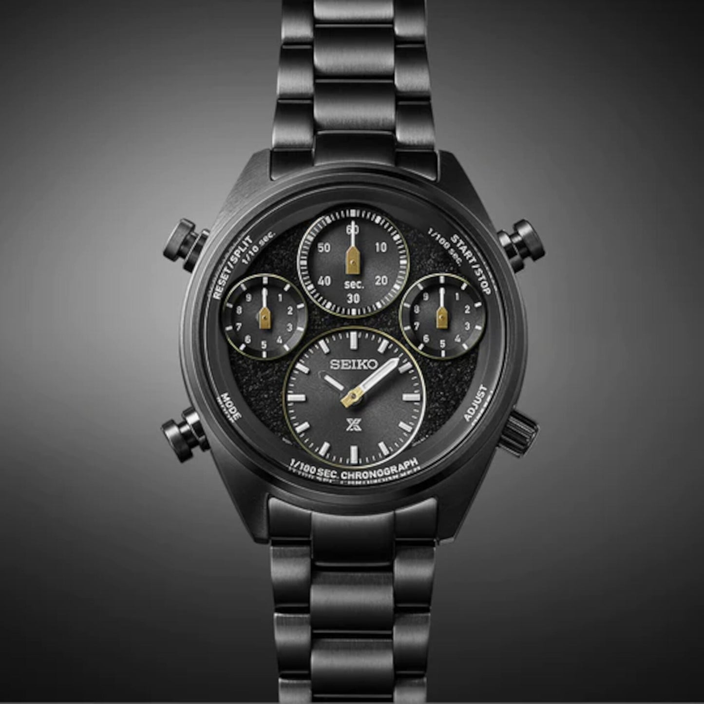 Prospex Men Solar Black Dial Analog Stainless Steel Watch SFJ007P1