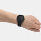 Sport Men Quartz Black Dial Chronograph Stainless Steel Watch 25200209