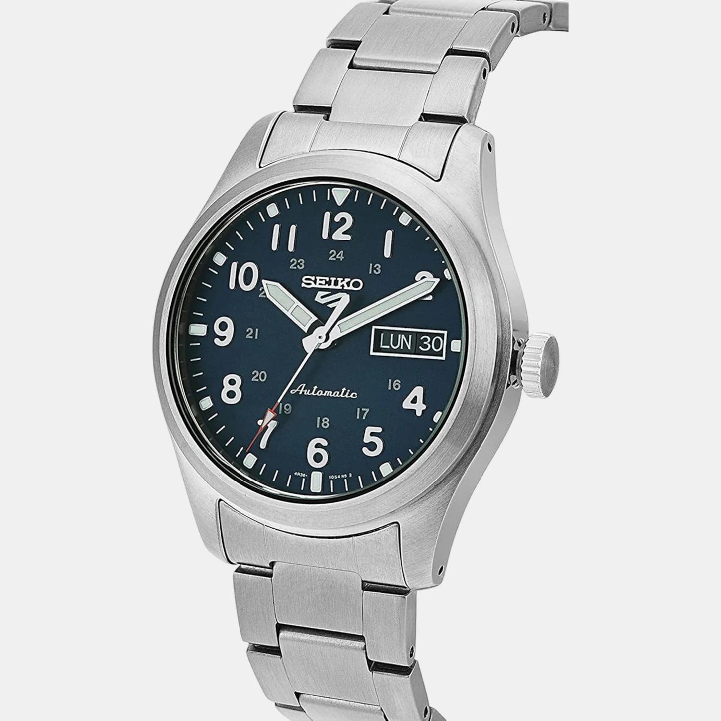 5 Sports Men Automatic Blue Dial Analog Stainless Steel Watch SRPG29K1